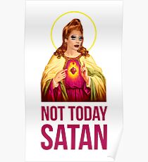 Bianca Del Rio nicht heute Satan - Rupauls Drag Race Poster