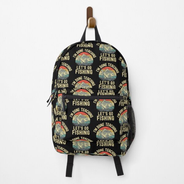 Item preview, I'm Done Teaching Let's Go Fishing - Teacher Fishing, Professor Fishing, Educator Fishing, Teacher Retirement designed and sold by jadedscientist.