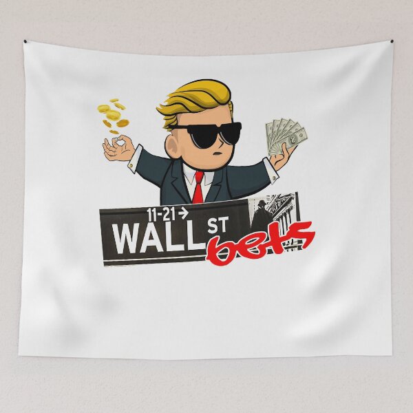 Item preview, Investing tee Wallstreet Bets Funny Investing tee  designed and sold by Scarlettreid.