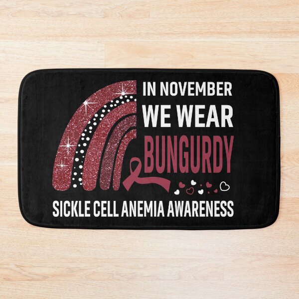 Item preview, Rainbow In November We Wear Bungurdy Sickle Cell Anemia Awareness designed and sold by Mnrshirley.