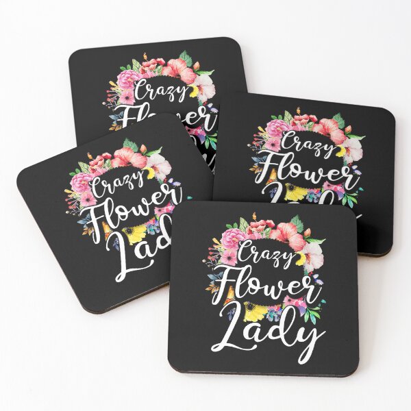 Item preview, Crazy Flower Lady Art Floral Florist designed and sold by Teapot-art.