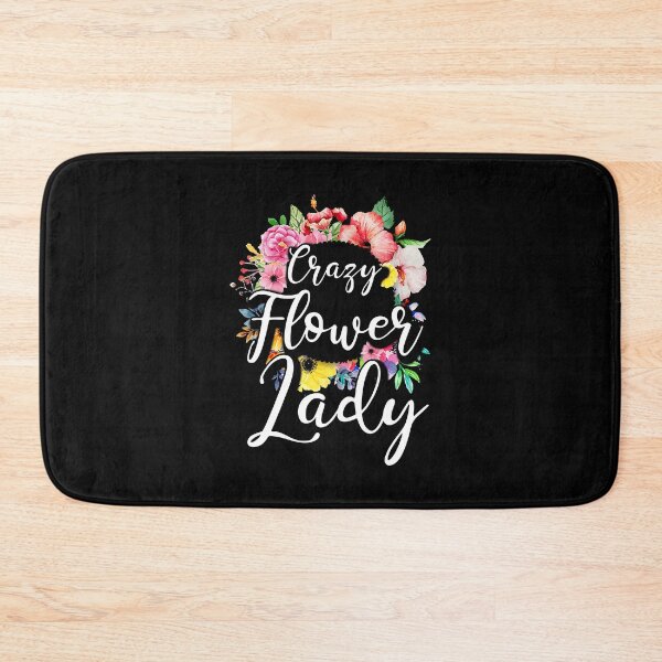 Item preview, Crazy Flower Lady Art Floral Florist designed and sold by Teapot-art.