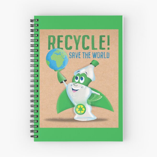 Item preview, Recycle Plastic Bottle Superhero Save the World designed and sold by DavidBirkeArt.