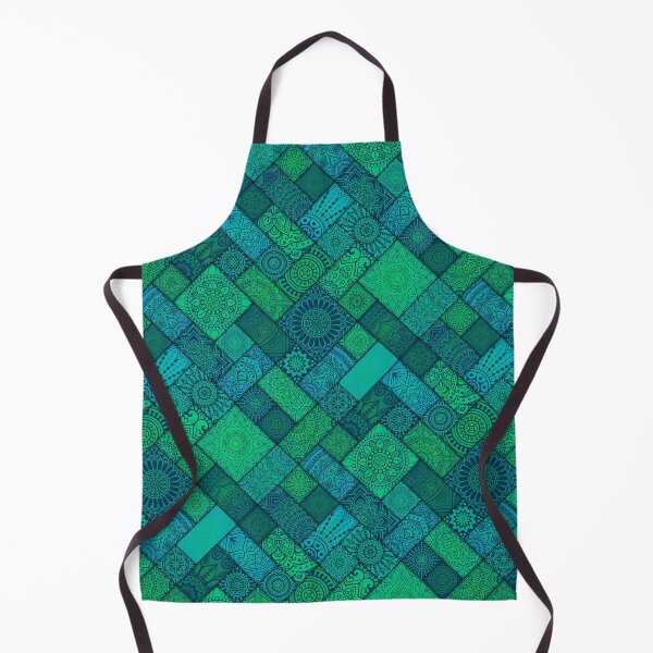 Item preview, Water Colors Indian Diagonal Floral Tiles pattern designed and sold by Art-by-Geoff.