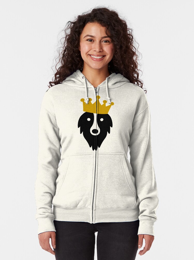 Zipped Hoodie, King Grogl designed and sold by GRoGL Apparel™