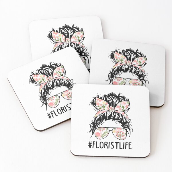 Item preview, Florist Life Plant Flower Messy Bun Mothers Day designed and sold by Teapot-art.