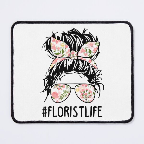 Item preview, Florist Life Plant Flower Messy Bun Mothers Day designed and sold by Teapot-art.