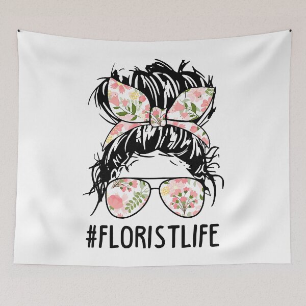 Item preview, Florist Life Plant Flower Messy Bun Mothers Day designed and sold by Teapot-art.