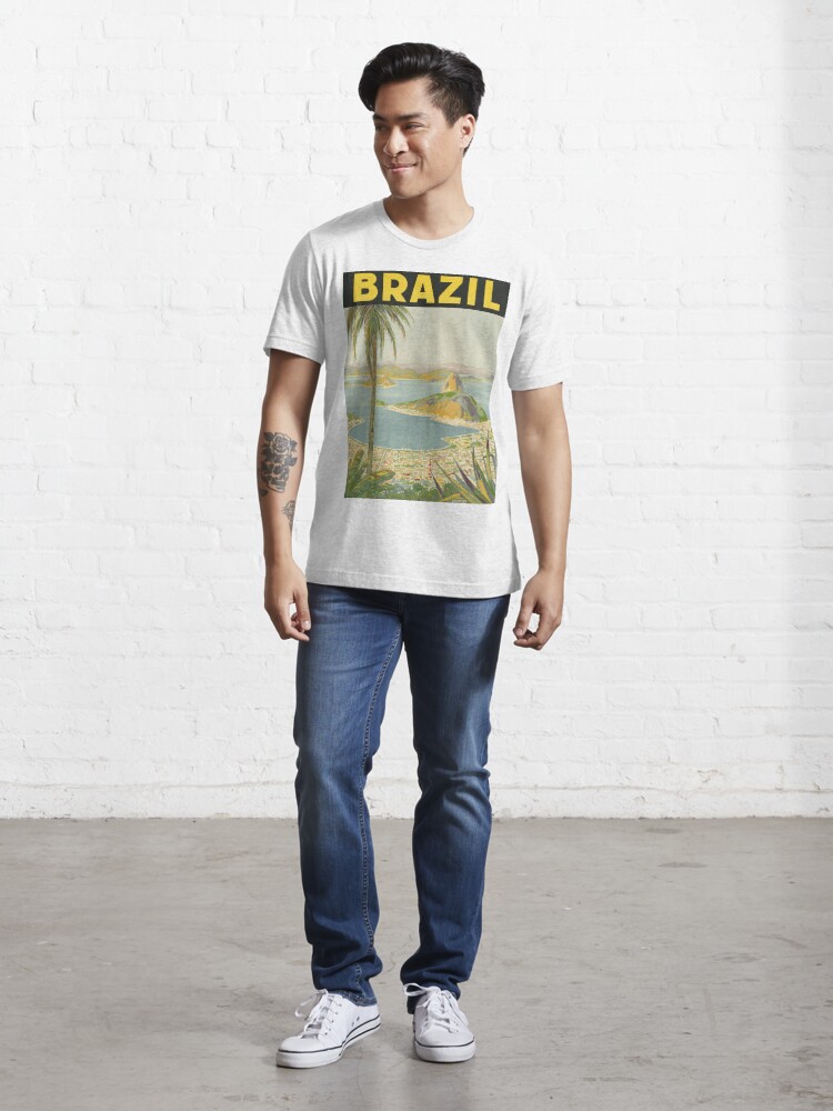 Alternate view of 1940s Painting of Brazil Essential T-Shirt
