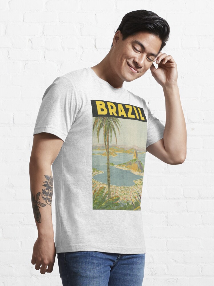Alternate view of 1940s Painting of Brazil Essential T-Shirt