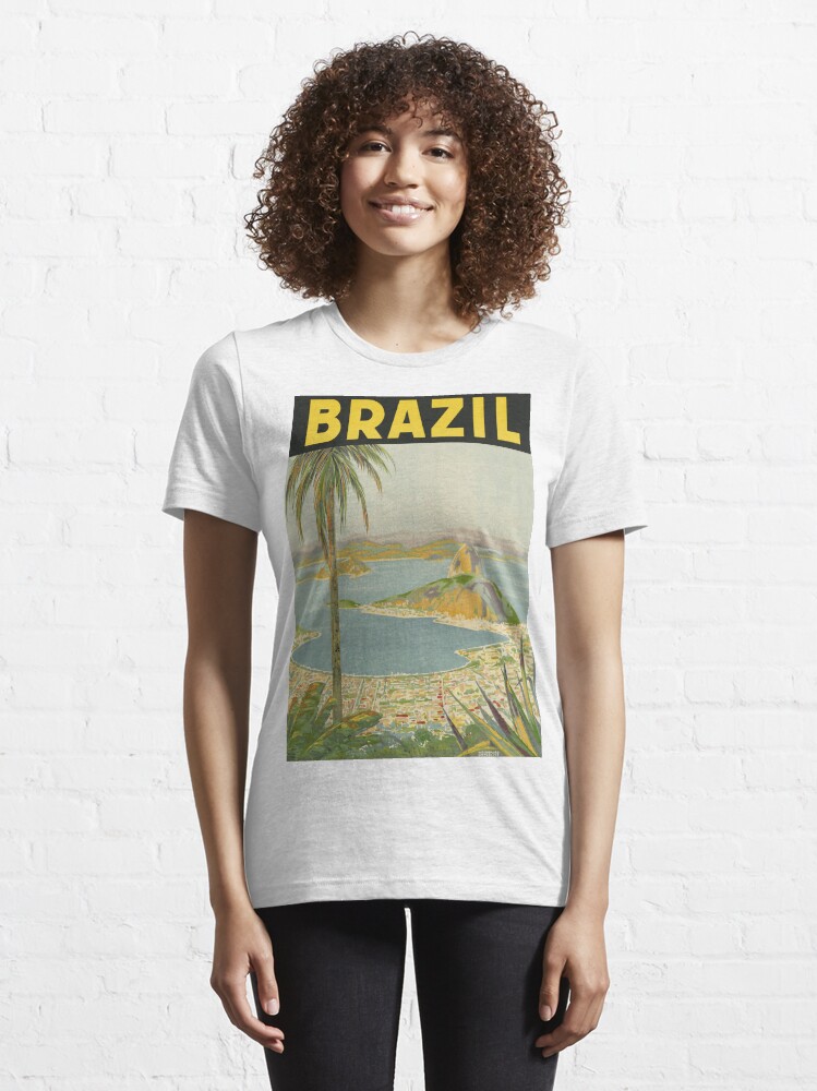 Alternate view of 1940s Painting of Brazil Essential T-Shirt