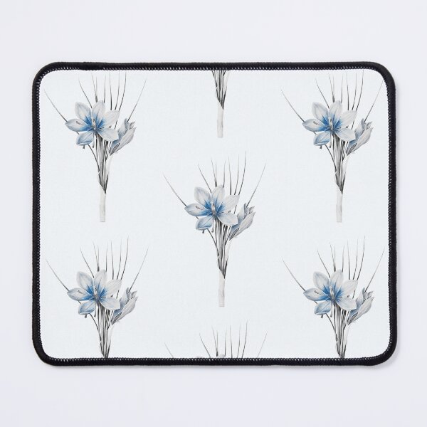 Item preview, Autumn Crocus Flower, Alternative Illustration - Grey and White Rose designed and sold by DaphneKstudio .