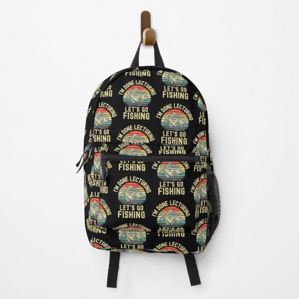 Item preview, I'm Done Lecturing Let's Go Fishing - Retired Teacher, Educator Fishing, Professor Emeritus, Professor Fishing, Teacher Fishing, Teacher Retirement designed and sold by jadedscientist.