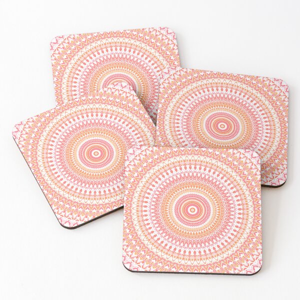 Item preview, Coral Forever Mandala designed and sold by Kelly Dietrich Mandala & Fractal Art.