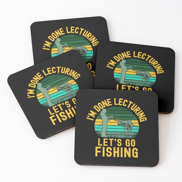 Item preview, I'm Done Lecturing Let's Go Fishing - Professor Fishing, Educator Fishing, Retired Teacher, Professor Emeritus, Teacher Fishing, Teacher Retirement designed and sold by jadedscientist.