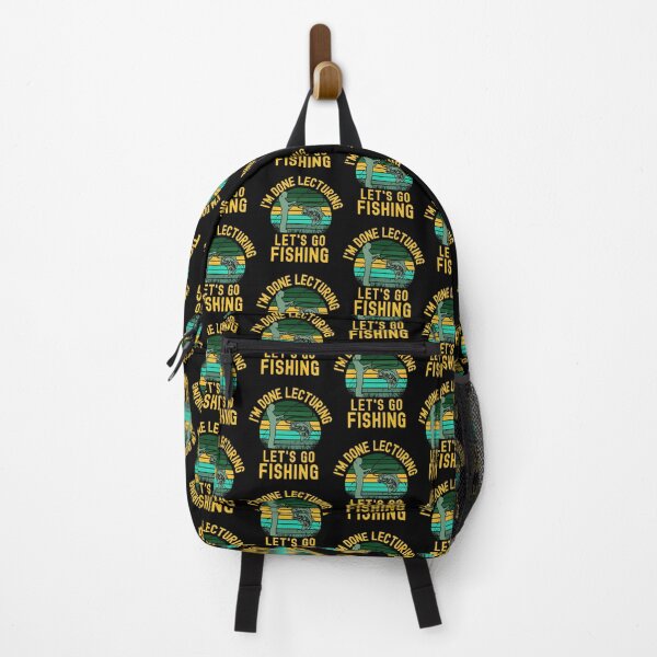 Item preview, I'm Done Lecturing Let's Go Fishing - Professor Fishing, Educator Fishing, Retired Teacher, Professor Emeritus, Teacher Fishing, Teacher Retirement designed and sold by jadedscientist.