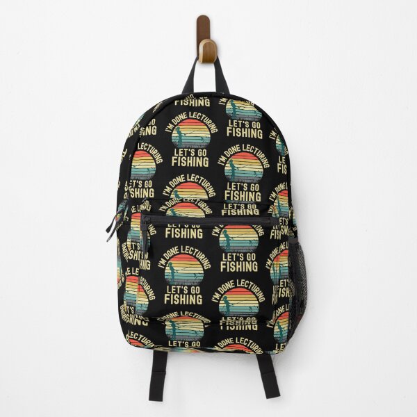 Item preview, Terminé de dar clases. Vamos a pescar. Jubilación de profesores, pesca de profesores, pesca de educadores, profesores jubilados, profesores eméritos, pesca de profesores designed and sold by jadedscientist.