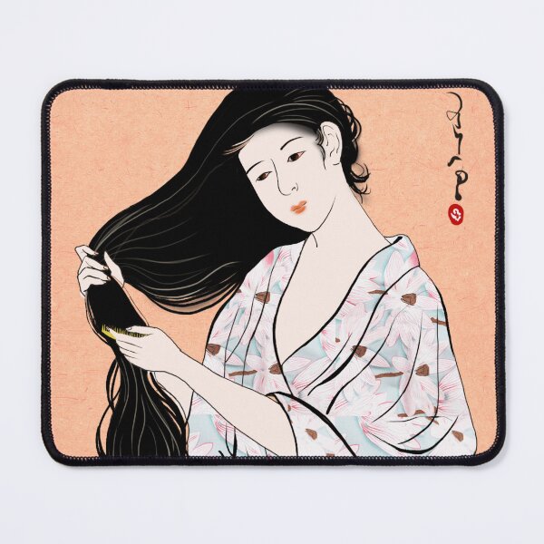 Item preview, kimono art, Japanese girl art, Japanese ink art, Traditional Japanese Art, Chinese Digital Art. designed and sold by MsLuciaStore.