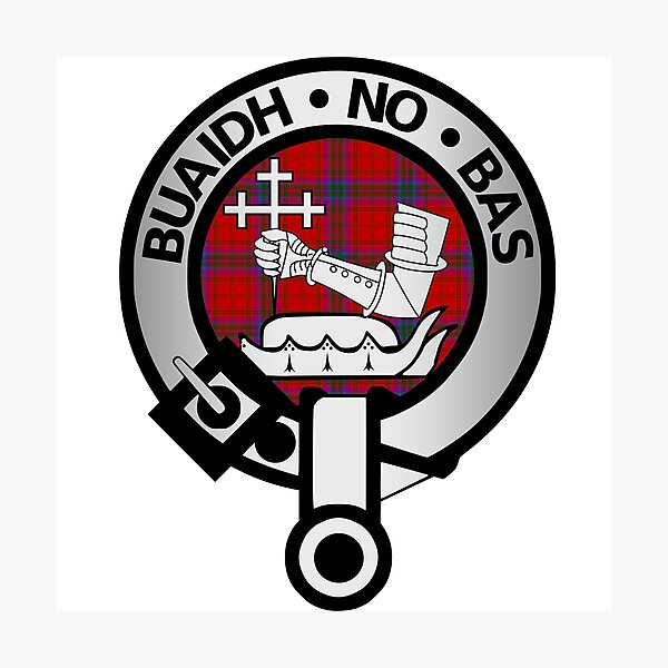 Artikelvorschau, MacDougall-Wappen auf dem Clan-Tartan entworfen und verkauft von ScotlandBrave.