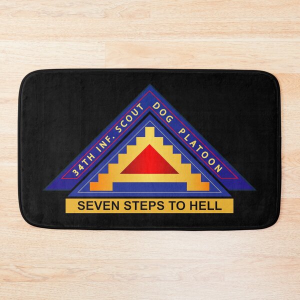 Item preview, Army - 34th Inf Scout Dog Plt w 7th Army SSI designed and sold by Military Insignia Products.