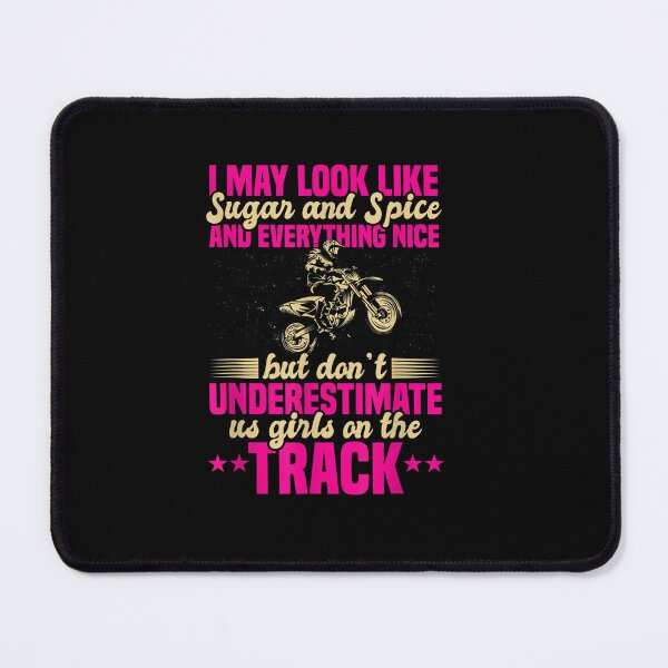 Item preview, Motocross I may look like sugar and spice MX Girl Dirtbike designed and sold by Sarena84.