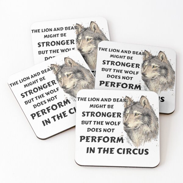 Item preview, the wolf does not perform in the circus designed and sold by PrintLess-77.