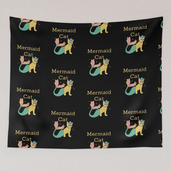 Item preview, Mermaid Cat, Cat maid Purrmaid designed and sold by Nero9o.