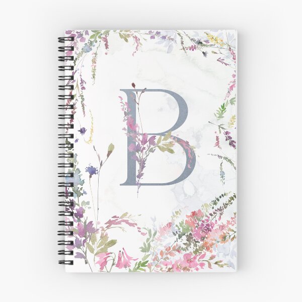Item preview, Letter B Field Flowers Personalized designed and sold by WildAliceArt.