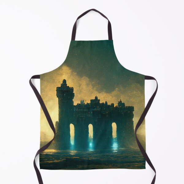 Item preview, Remains Of A Castle In The Water designed and sold by FantasyAI.