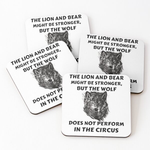 Item preview, the wolf does not perform in the circus designed and sold by PrintLess-77.
