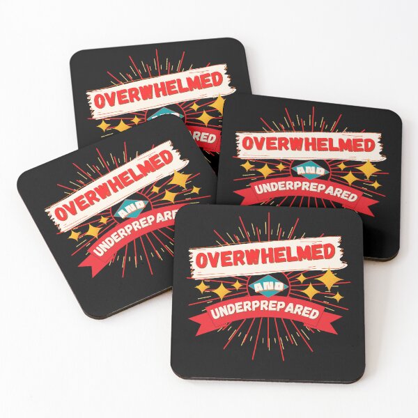 Item preview, Overwhelmed and Underprepared designed and sold by Gray Girl Games.