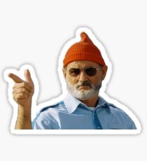 Pegatina Bill Murray, Steve Zissou