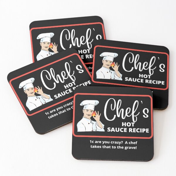 Item preview, Funny Chef Doesn't Share Hot Sauce Recipes designed and sold by TeevesROCTees.