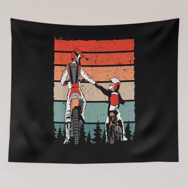 Item preview, Dirt Biker Dad – Bike Rider Father And Sons Biker Family designed and sold by Sarena84.