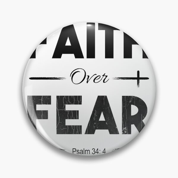 Item preview, Faith Over Fear | Black Text designed and sold by Pemberley-Tees.