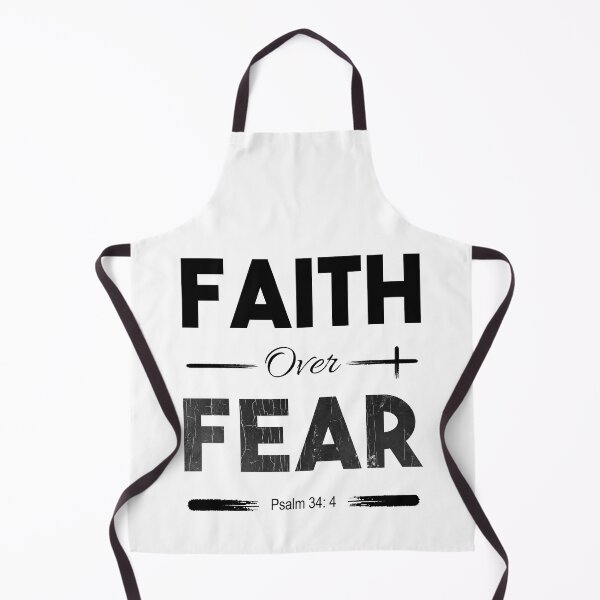 Item preview, Faith Over Fear | Black Text designed and sold by Pemberley-Tees.