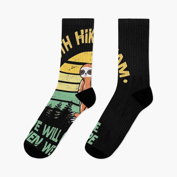 Item preview, Sloth Hiking Team Hiker Camper Funny Retro Vintage designed and sold by BennetJaco.