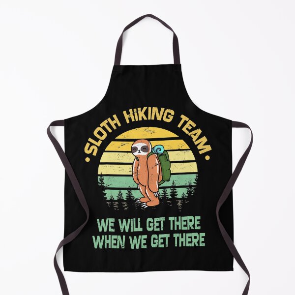 Item preview, Sloth Hiking Team Hiker Camper Funny Retro Vintage designed and sold by BennetJaco.