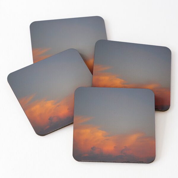 Item preview, Orange Puffy Cloud  designed and sold by Nalinne Jones.