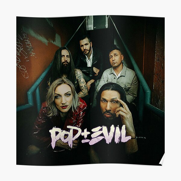 Pop Evil Eye Of The Storm Lyrics "Personel of pop evil Eye Of The Storm" Poster for Sale by labmernesa