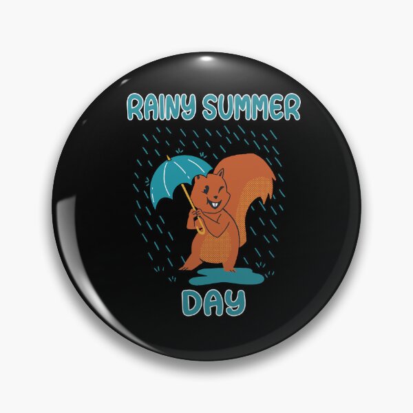 Item preview, Rainy Summer Day Squirrel with Umbrella designed and sold by dJ-Design.