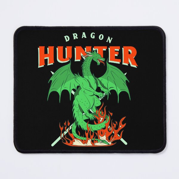 Item preview, Dragon Hunter with flames designed and sold by BubbleCrumbs.