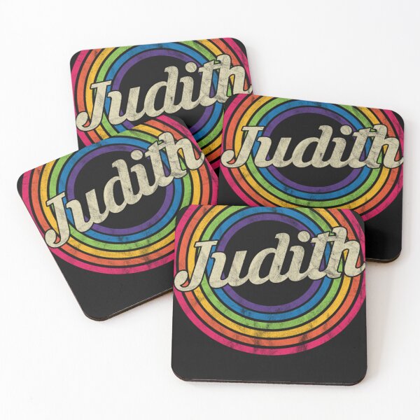 Item preview, Judith - Retro Rainbow Faded-Style Sticker designed and sold by laleeangk.