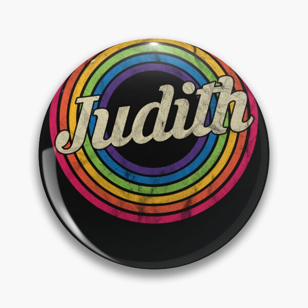 Item preview, Judith - Retro Rainbow Faded-Style Sticker designed and sold by laleeangk.