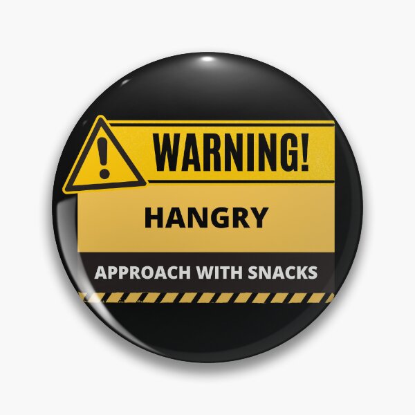 Item preview, Human Warning Label Hangry designed and sold by mschubbybunny.