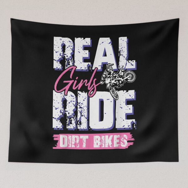 Item preview, Motocross Real Girls Ride Dirt Bikes designed and sold by Sarena84.