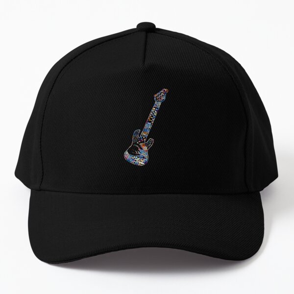 Vintage Bass Clef Bass Guitar Funny Guitar Player Gift Baseball Hats for  Men Black Trucker Hat Fishing Hat Dad Hat 