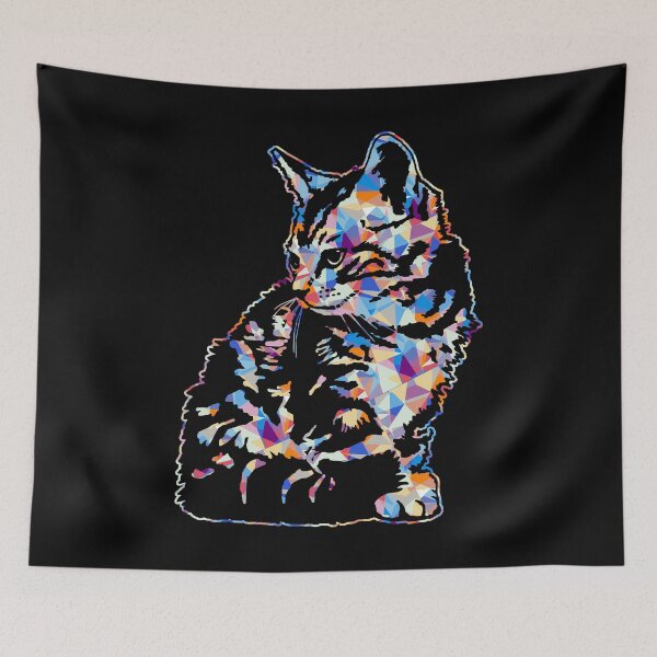 Item preview, Cool And Awesome Bengal Cat Geometric designed and sold by UnknownArtistt.