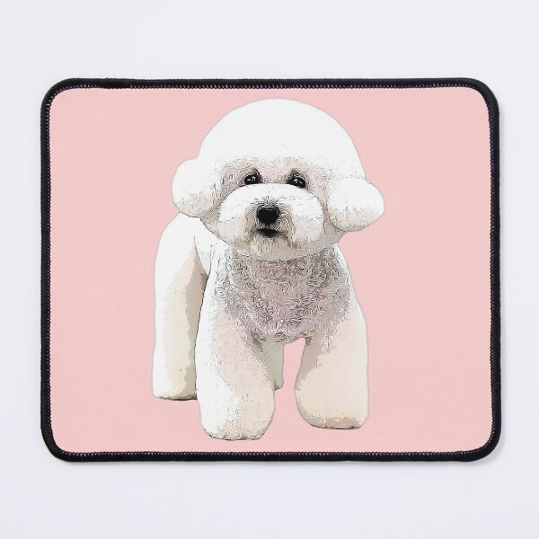 Item preview, Bichon Frise Cute White Puppy Dog designed and sold by ElegantCat.
