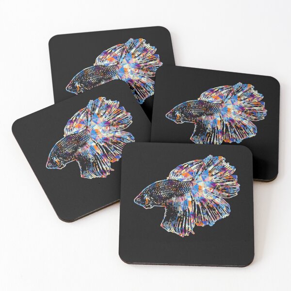 Item preview, Cool And Awesome Betta Fish Geometric designed and sold by UnknownArtistt.